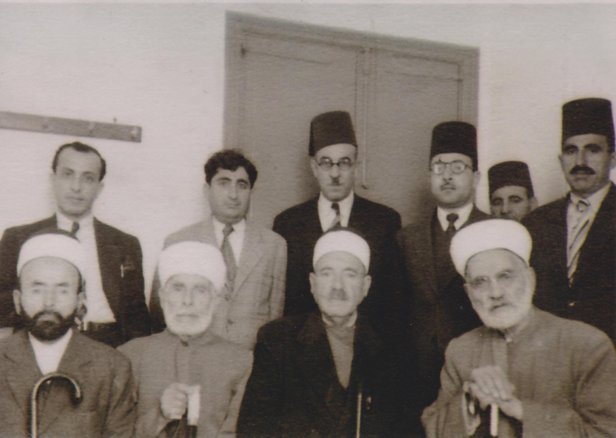حفلة  تكريم المجاهد الشيخ صالح العلي بتاريخ 27 نيسان 1945